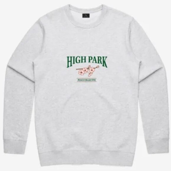 Peace Collective Vintage “High Park” Crewneck Sweatshirt Grey — Size XS - Picture 1 of 7